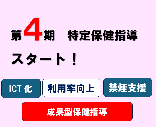 第4期特定保健指導　始動しましたのイメージ